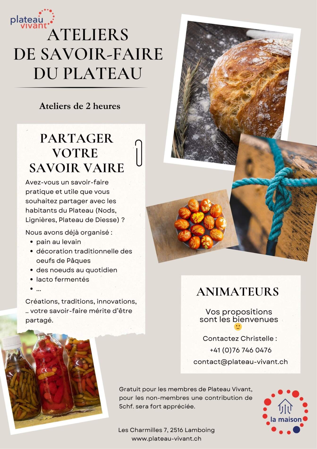 Ateliers Savoir-Faire du Plateau