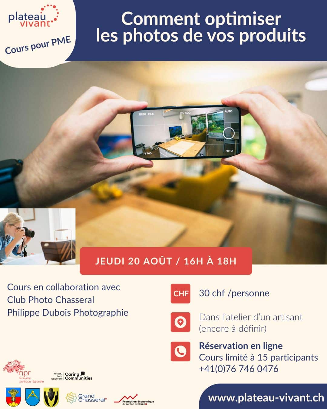 Optimiser les photos de vos produits Cours pour PME